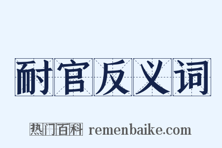 耐官反义词是什么意思的图片